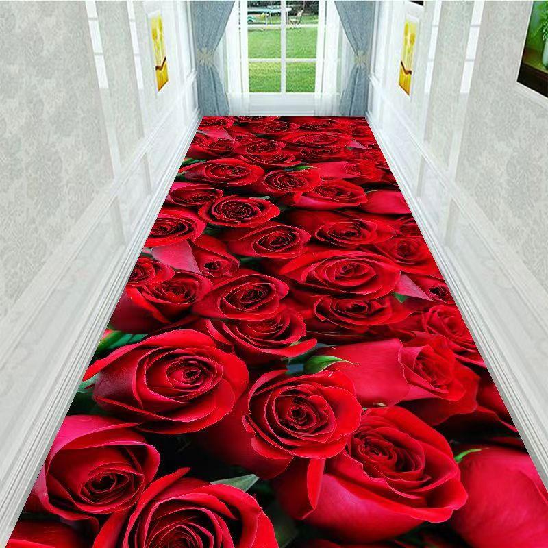 Европейский стиль, домашний коридор, ковер, дорожка, украшение для лестницы, домашний проход, прихожая, длинный ковер, прикроватный нескользящий коврик, настраиваемый 60X100CM