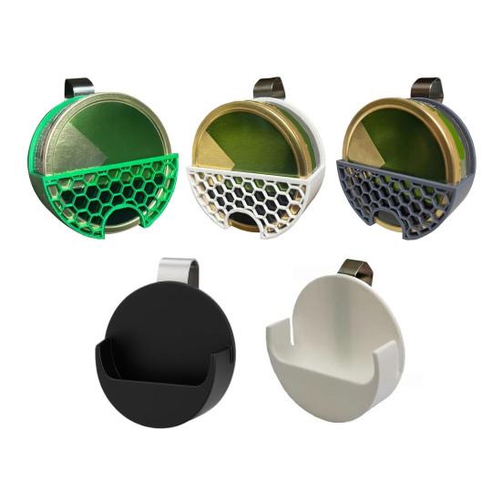 Clip-on Dip Can Holder for Car Visor 3D Printed Dip Can Holder Secure Storage Travel
