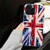 Custodia Bandiera Union Jack Inghilterra UK per iPhone 17 Air 16 16E 15 14 11 Pro Max Cover Morbida per Telefono 12 13 Mini 7 SE 2020 8 Silicone Nero