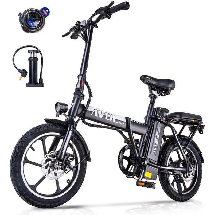 AVDLEU - Salokāms elektriskais velosipēds -