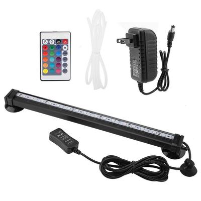 LED Aquarium Light with Remote Control, Colorful, 4 Lighting Modes, Stepless Dimming, for Tropical Fish, Ornamental Fish, and Aquatic Plants, Waterpro
