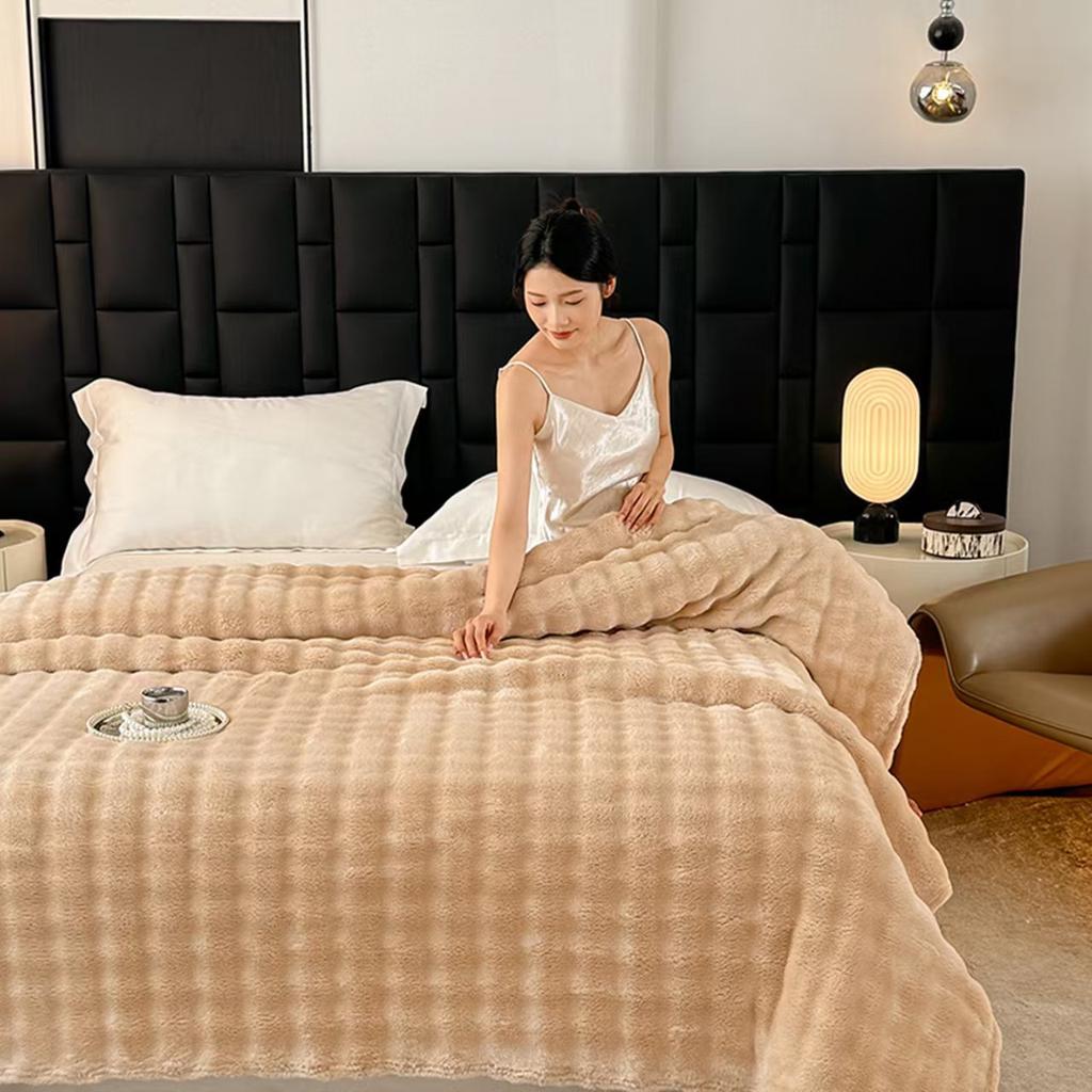 Plush Blankets Bed Sheets Multifunctional