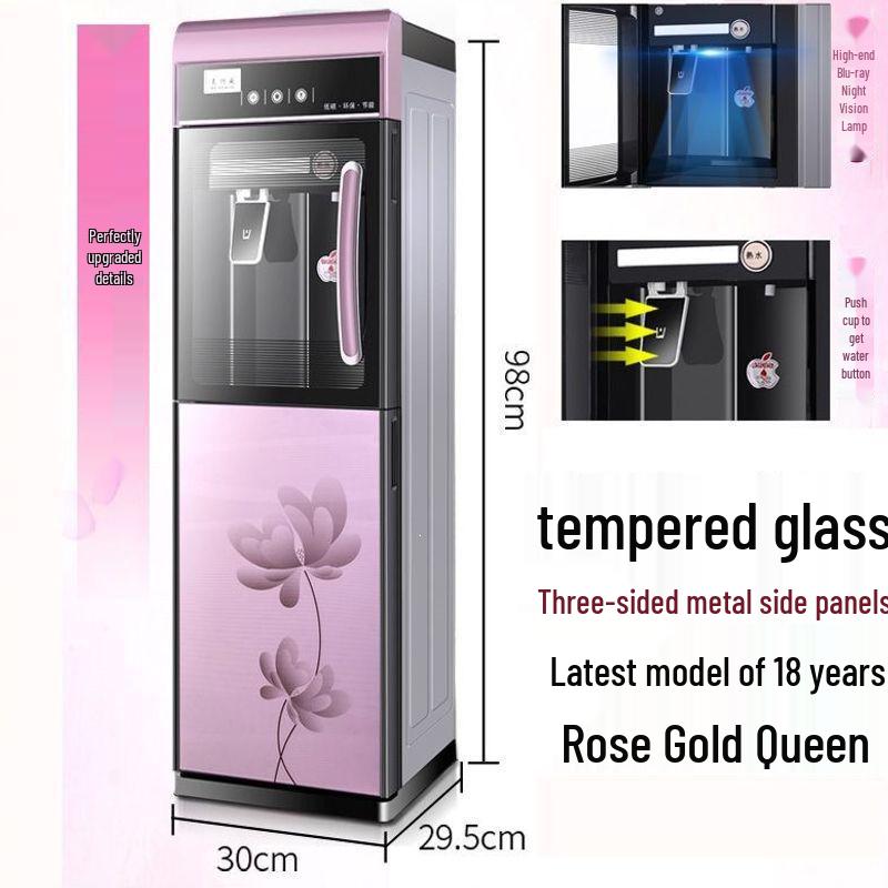 Household Smart Vertical Water Dispenser with Night Light for Hot & Cold Water - Refrigeration & Heating Dual-Use, In Stock with Fast Shipping