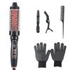 Heating Curling Comb with Infrared Care PTC Thermal Round Brush Styling Iron for Volumizing Anti-Scald Professional Hot Brush
