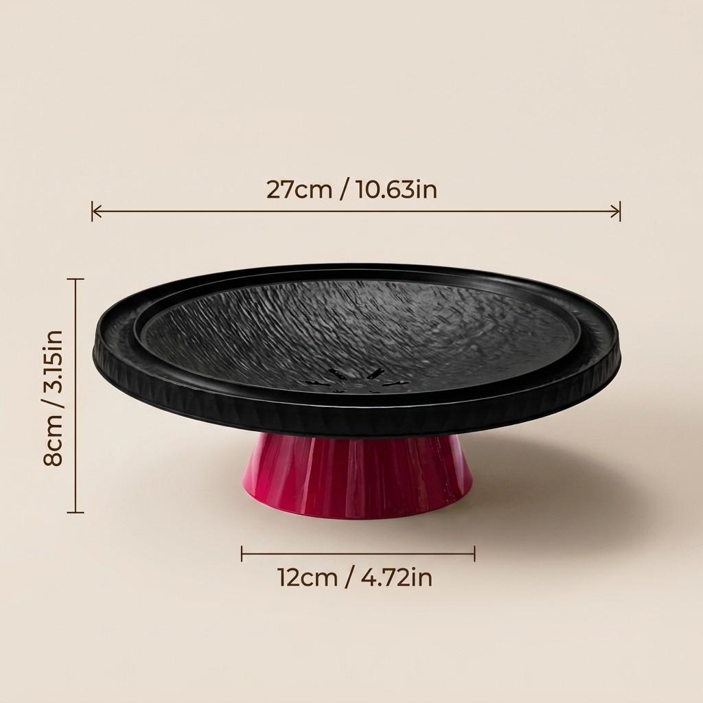 Plastic Cake Stand Detachable Pedestal Fruit Bowl Drain Hole Food Serving Dish Stackable Snack Dessert Plate Kitchen Tableware