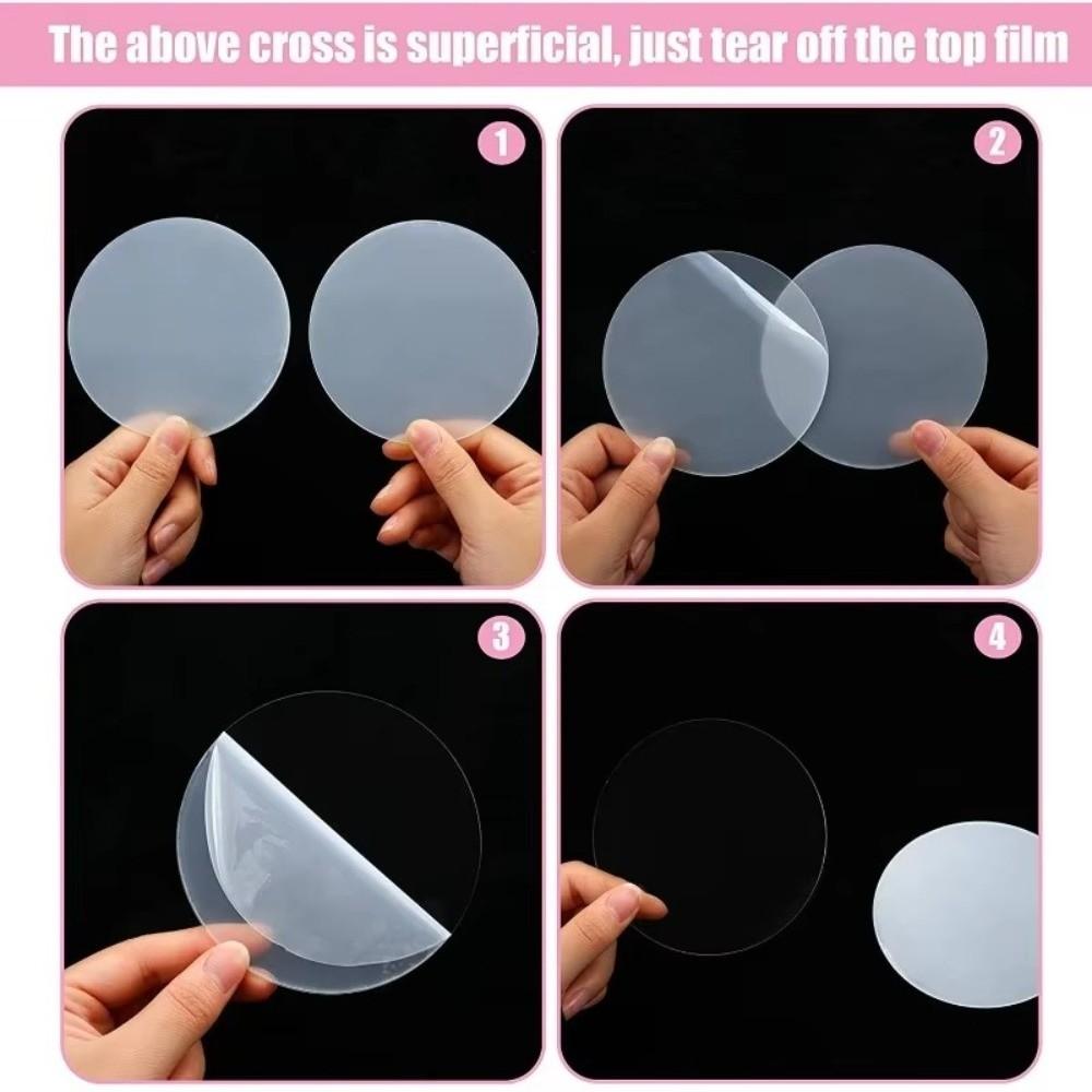 10Pcs Transparent Blanks Acrylic Circle Dis 3/5/10/15CM Acrylic Circle Blanks Cake Baking Decor
