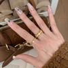 Romantic Zircon Lace Ring, Antique Niche Light Luxury Ring, Versatile Index Finger Ring