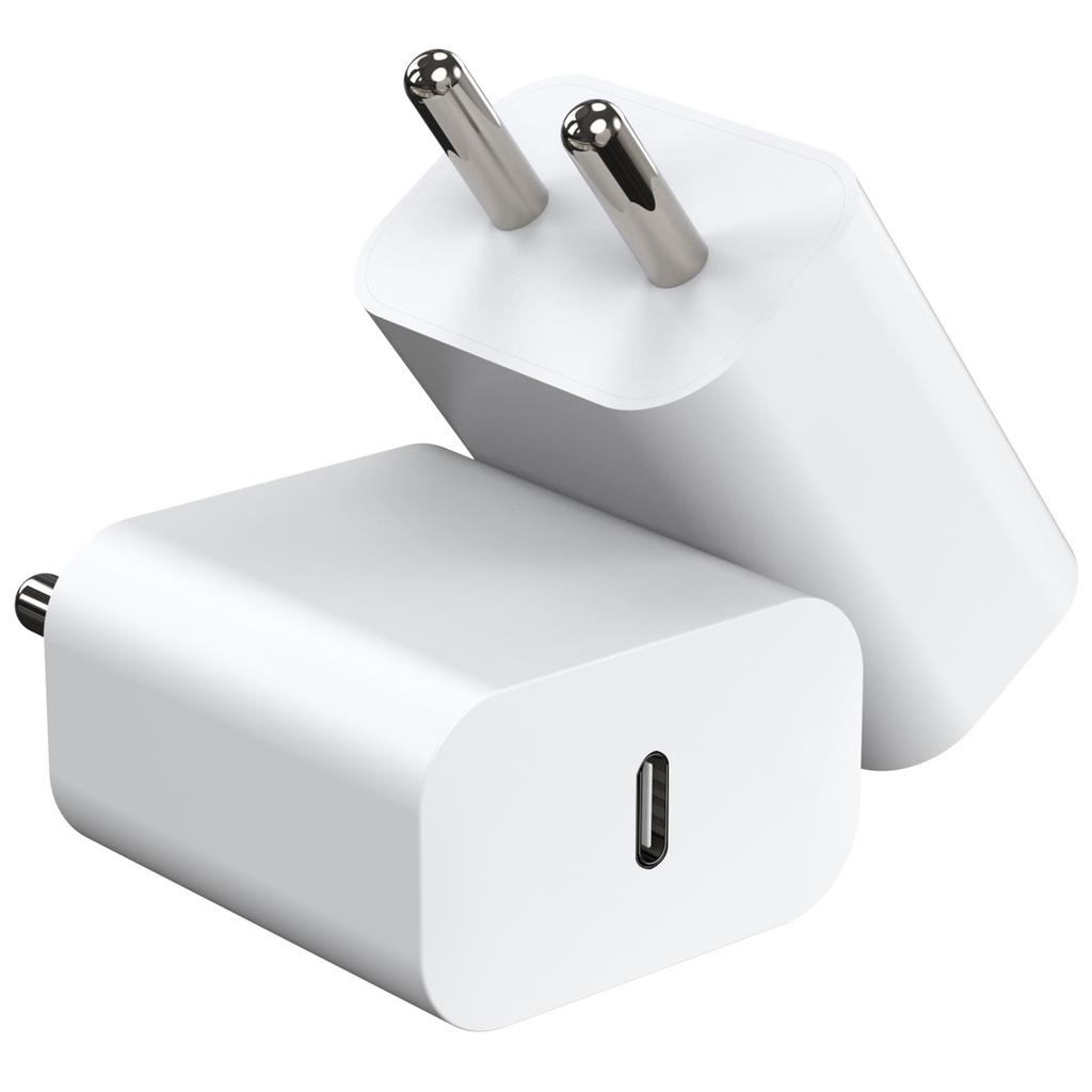 Pd 20w Charger Is Suitable for Apple 16 Samsung Mobile Phone Fast Charging Head PD20W Indian Specification Adapter