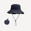 1pc Men'S & Women'S Summer Bucket Hat - Quick-Dry, Foldable, Wide Brim, Non-Stretch Fabric, Hand Washable, Vacation Style