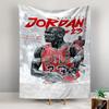 Tapestry Michael Jordan Chicago Bulls 23 Red Grunge Wall Hanging for Basketball Fan Cave Decor