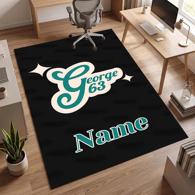 George Russell (5) Covor de birou personalizat cu nume Decor elegant pentru sufragerie, dormitor, bucătărie