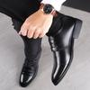Korean Men'S Business Shoes Formal Leather Shoes Casual Office School Shoes JZ-8337