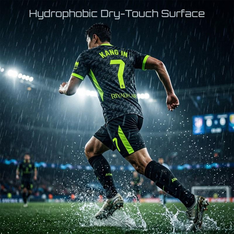 26/27 Club Soccer Training Jersey Fluorescent Green 19 Alvarez 7 Lee Kang-in Atletico Madrid Away Football Shirt