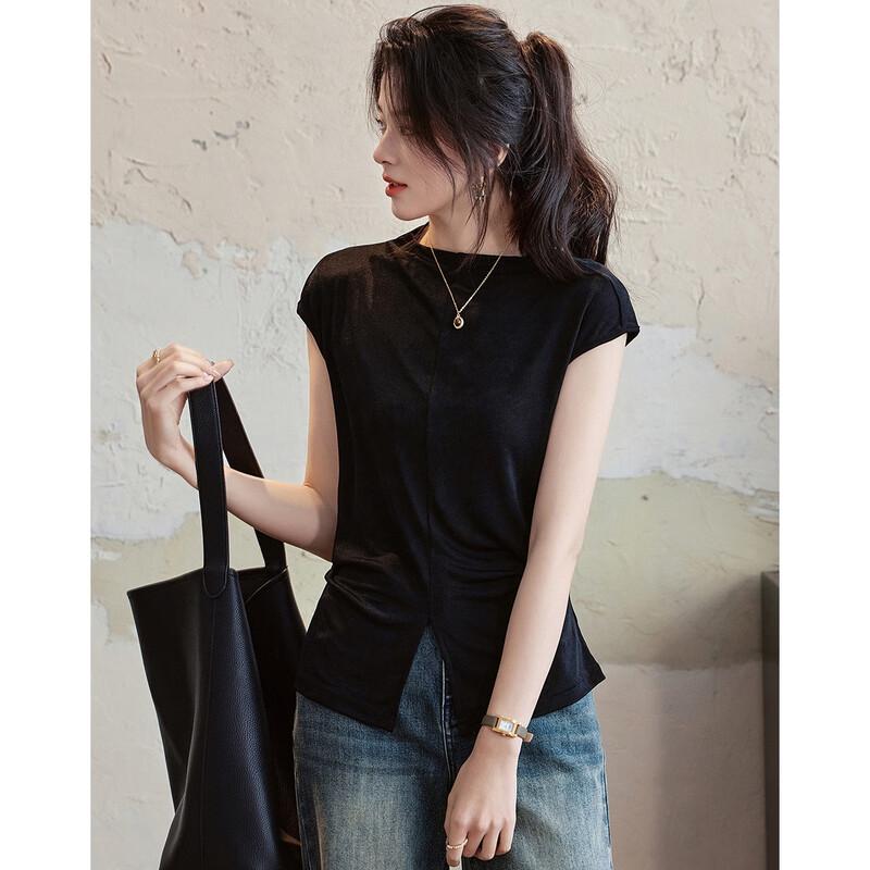Elegant Urban Chic Sleeveless Ruched Tank Top