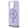 Karl Lagerfeld Klhmp16Lscmkcrhu Iphone16 Pro 6.3 Fioletowy/Purple Hardcase Silicone Karl&Choupette Ring Magsafe