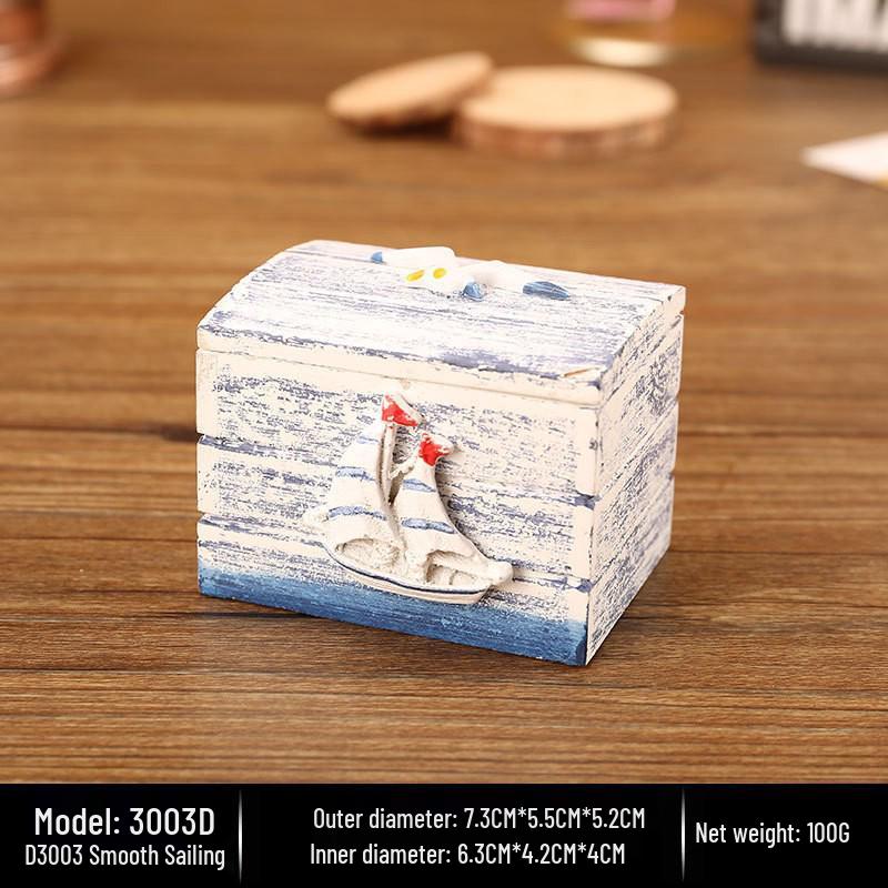 Mediterranean Ocean-Themed Wooden Decor for Home & Office