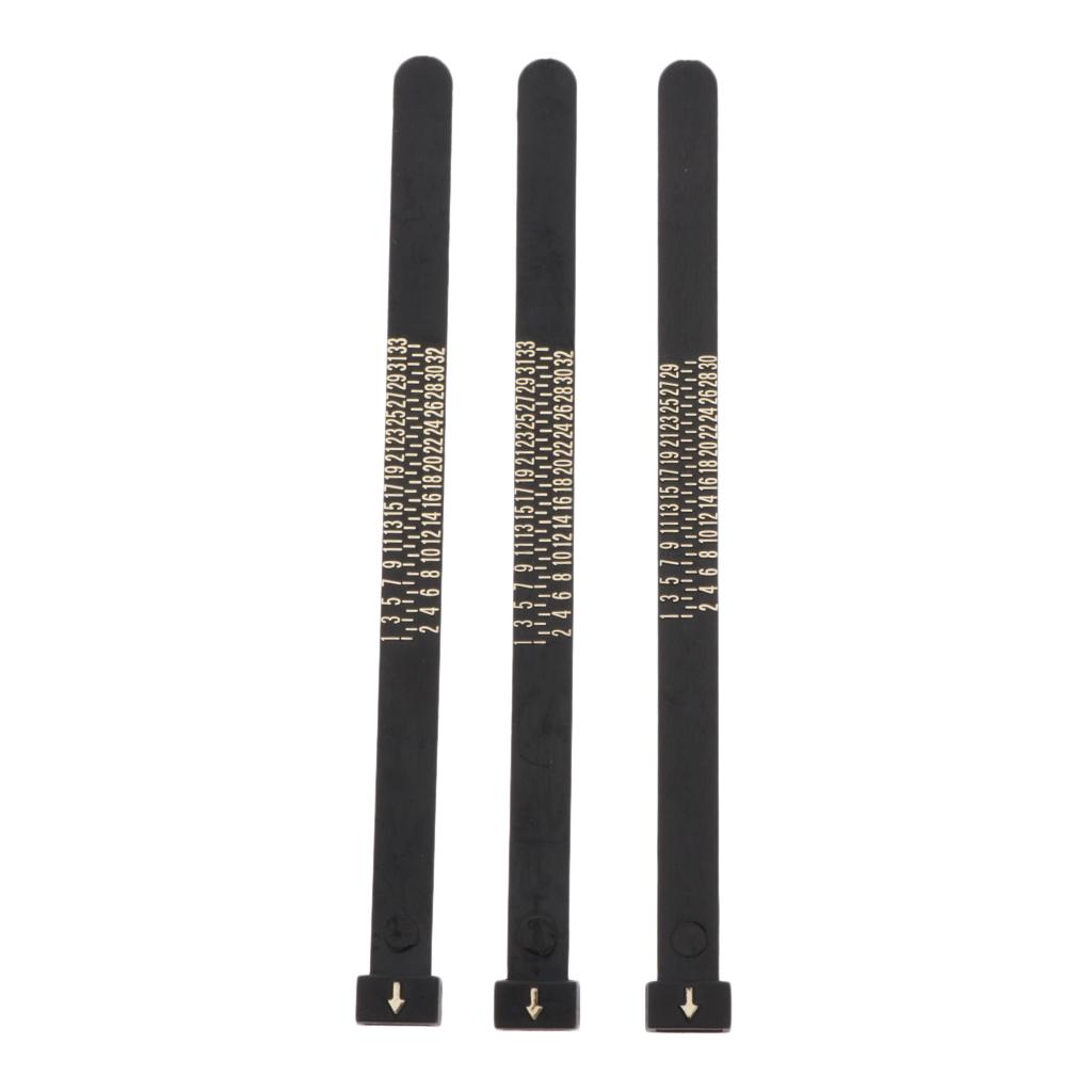 Finger Ring Band Gauge Sizer Jewelry Wrist Size Measure Tool CN 1 33