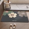 Bathroom Absorbent Floor Mat Household Absorbent Anti Slip Foot Mat Bathroom Door Resistant To Dirt and Easy To Maintain