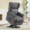 Recliner Chair Lift Assist Reclining Function Up To 200kg 72.5x94x109cm Dark Gray