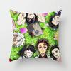45 * 45Cm Anime Demon Slayer Kimetsu No Yaiba Printed Pillowcase Kids Bedroom Living Room Home Decor Pillow Cases Pillowcase