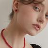 Tatiana (925 Silver) Sweet Candy Ball Gemstone Earrings EC3046