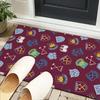 Football Club Emblem Office Rug Chair Mat, Game Carpet, Suitable for Front Door, Bedroom, Living Room, Desk, Holiday Gift