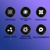 Creative Car Demon Eye Light Suction Cup Installation LED Atmosphere Light  Universal