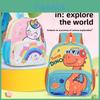 Cartoon Dinosaurier Einhorn Rucksack für Kleinkinder mit atmungsaktivem Nylon für den Schulgebrauch
