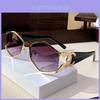 Geometric Square Sunglasses With Green Lenses And Metal Frame For Fashionable Outdoors