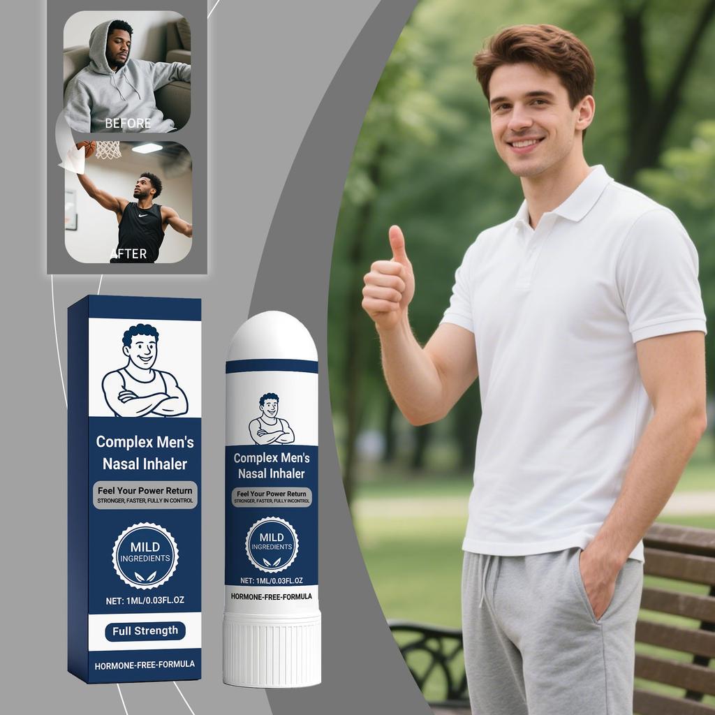 The Portable Design Of The Men's Vitality Nasal Suction Stick Is Suitable For Multiple Scenarios And Offers A Refreshing Experience,1ML