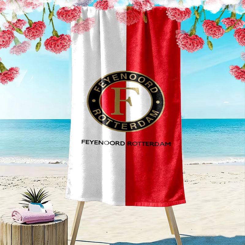 Feyenoord Print Beach Towel, Large Soft Quick Dry Towel for Beach Camping Swimming