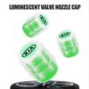 2026 Horká Samolepka na Auto 4ks Svítící Krytky Ventilků ABS Fluorescenční Kryt Ventilku Kolečka Pneumatiky Pro Kia Rio Picanto Sportage Niro Morning C
