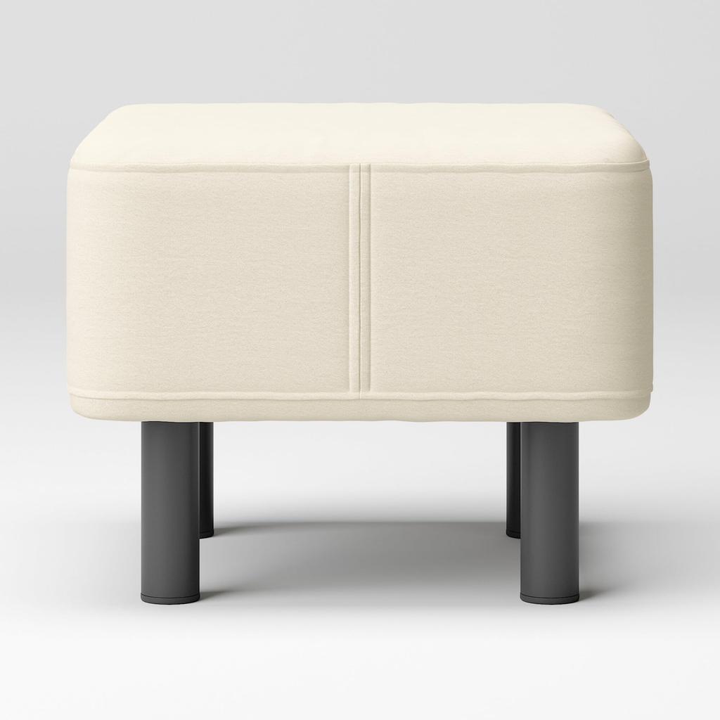 MUJI Sofa Bench Cover, Washed Cotton Canvas, Natural Color, KB497A2A