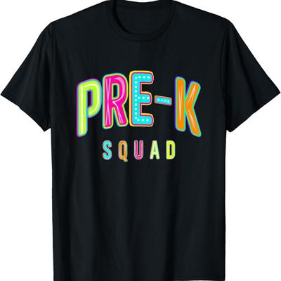 Vorschule Dream Team Lehrer-Trupp Zurück zur Schule Spaß Mädchen Junge T-Shirt
