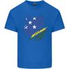 Torn Solomon Islands Flag Day Football Unisexs Light Cotton TShirt