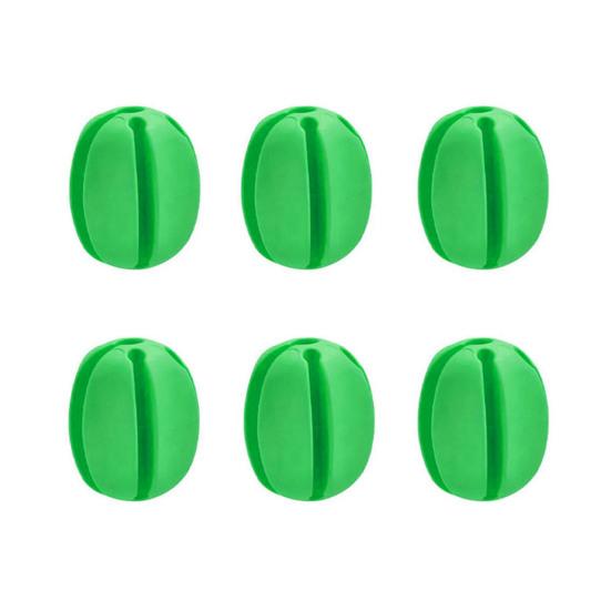 6Pcs Fishing Rod Fixed Ball 4/5/8/9/10MM 5 Holes Scratch Free Reusable Fishing Pole Protector Clip Fixing Tools Fishing Accessories