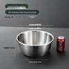 HANDUNYOU 30cm Food-Grade 304 Stainless Steel Mixing Bowl
