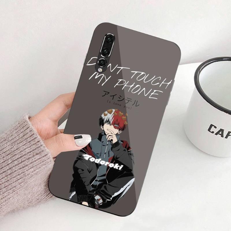

Чехол для телефона Shoto Todoroki для Huawei P50 P40 P30 P20 Pro Mate 40 30 20 Pro Nova 9 8 7 из поликарбонатного стекла Huawei Nova7 Pro