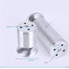 Furniture Legs Stainless 2inch Diameter, 2pcs Pack, With No-skip Rubber Base