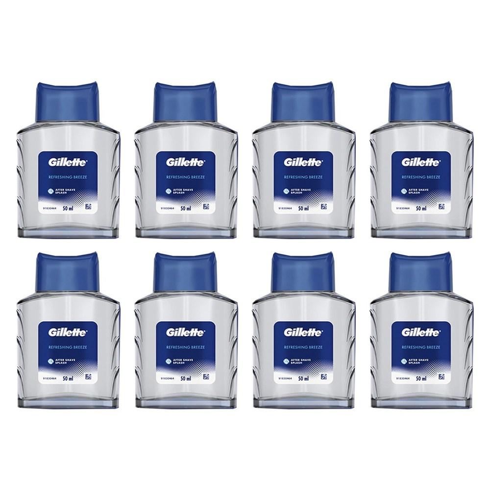 Gillette Australia Refreshing Breeze After Shave Splash 50ml 8 pcs