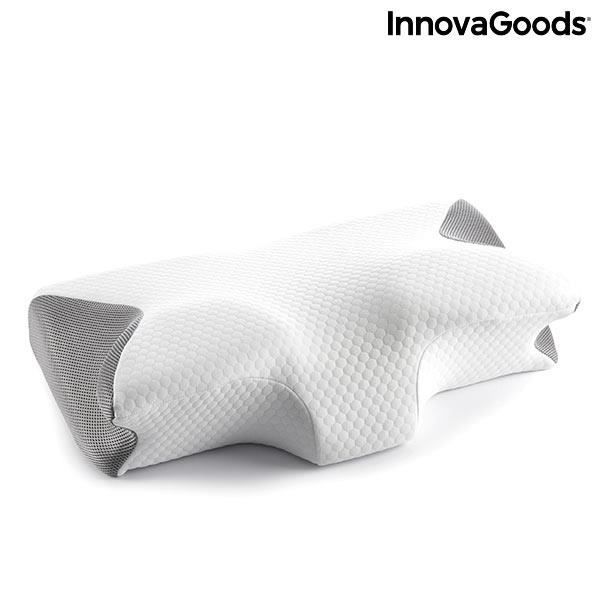 Ergonomic Pillow - INNOVAGOODS - Viscoelastic - Cervical Support - Washable Cover - 62x36x14 Cm