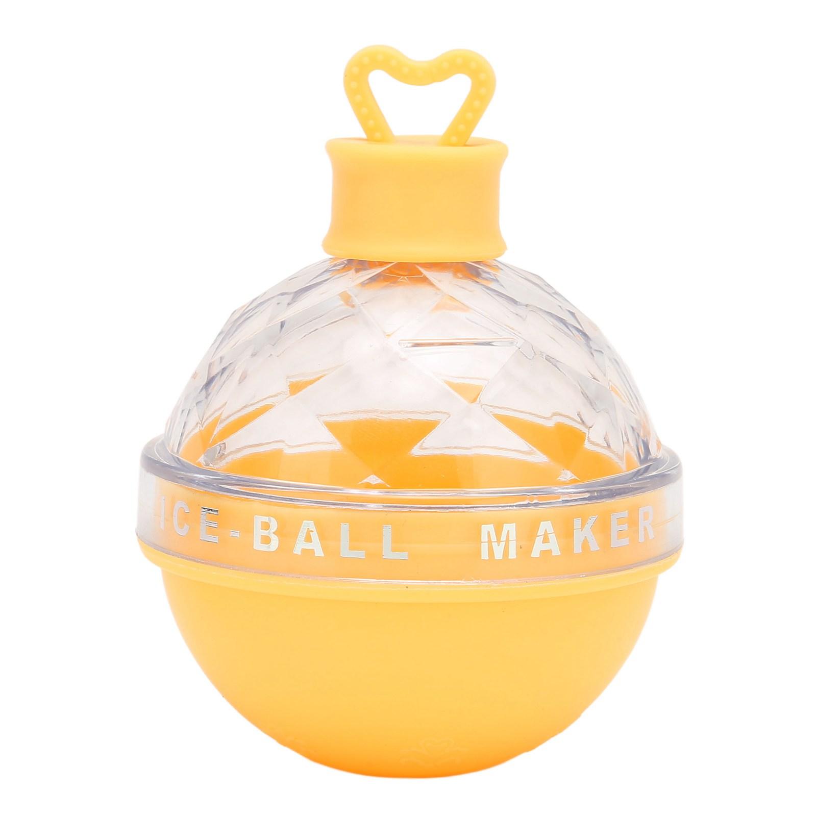 

Форма для льда с мягким дном, симпатичная круглая форма для льда для вина, кофе, фруктов, чая, синего цвета жёлтый