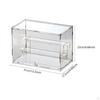 Model Display Case Car Box with Shelf Showcase Sturdy Figure Storage Clear