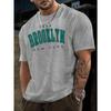 City Cotton Print New York T-shirt Brooklyn T Shirt Los Angeles T-shirts California Tshirts Los Angeles Cothing Chicago Tee Tops