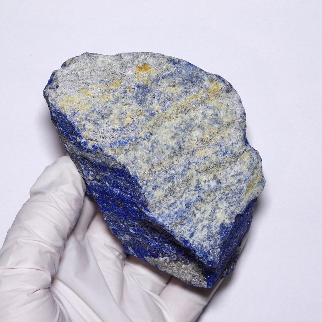 stone Natural mineral lapis lazuli Specimen Badakhshan [N2 Natural] / (22 "One-of-a-kind" [approx. 362g, 106x65x44mm], Origin Province,