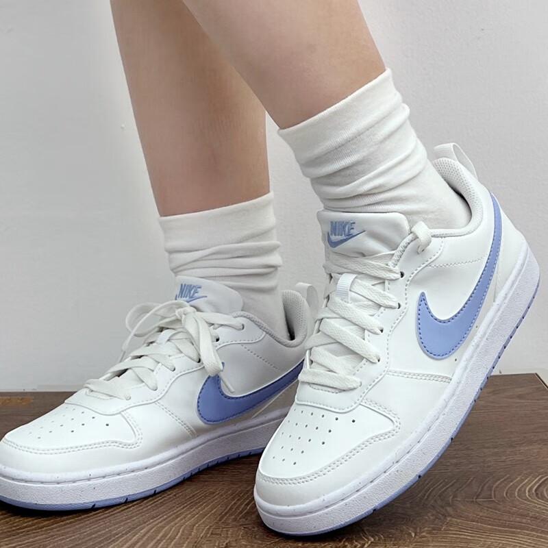 Nike Court Borough Low Recraft GS Summit White Cobalt Bliss Kids Sneakers DV5456-103
