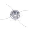1Pc Wire Rope Weed Head Accessories 15mm Aluminum Trimmer Head Through Hole Fit String Trimmer Replacement Head