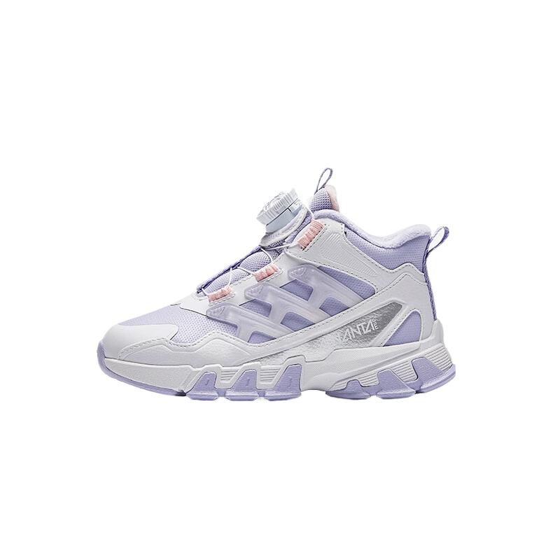 Anta Fashionable Comfortable Versatile Kids Boots Kids Boots Cold-Ling-Purple Anta-White 322449974N-1