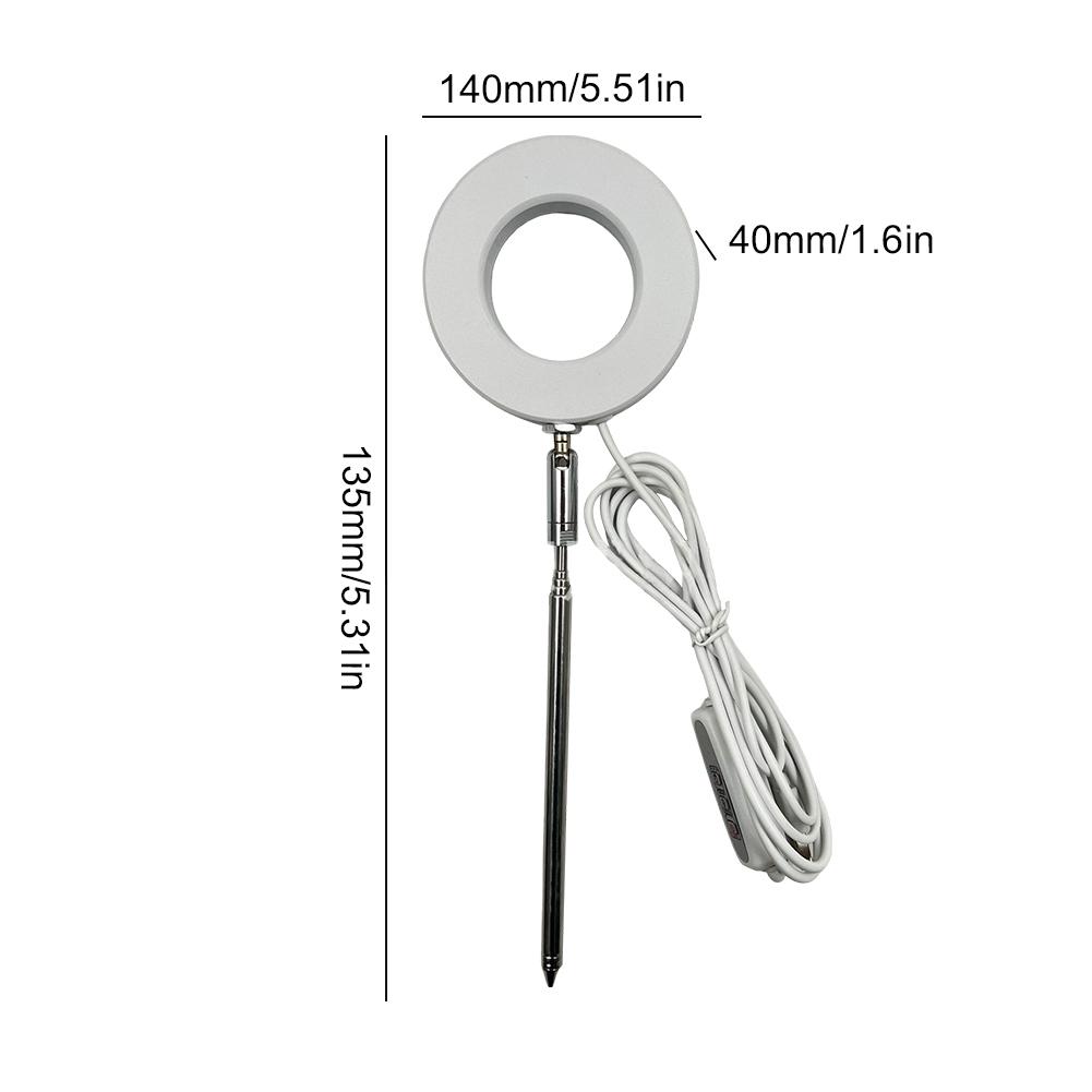 LED Grow Light Full Spectrum Plant Light Height Adjustable Retractable Small Potting Supplement Light Timing for Indoor Plants