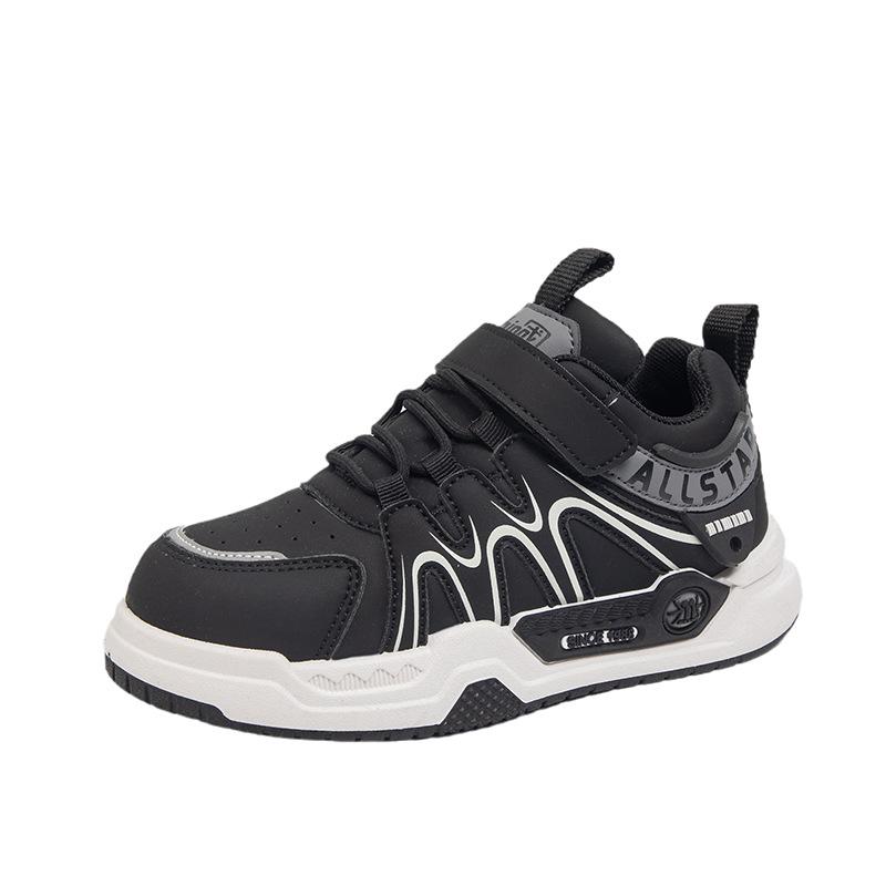 

Модная спортивная обувь на липучках для мальчиков и девочек, весенняя новинка, низкие кеды, дизайнерские повседневные туфли на каждый день 31 yards inner length about 19CM